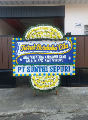 Papan Bunga Duka di Ilir